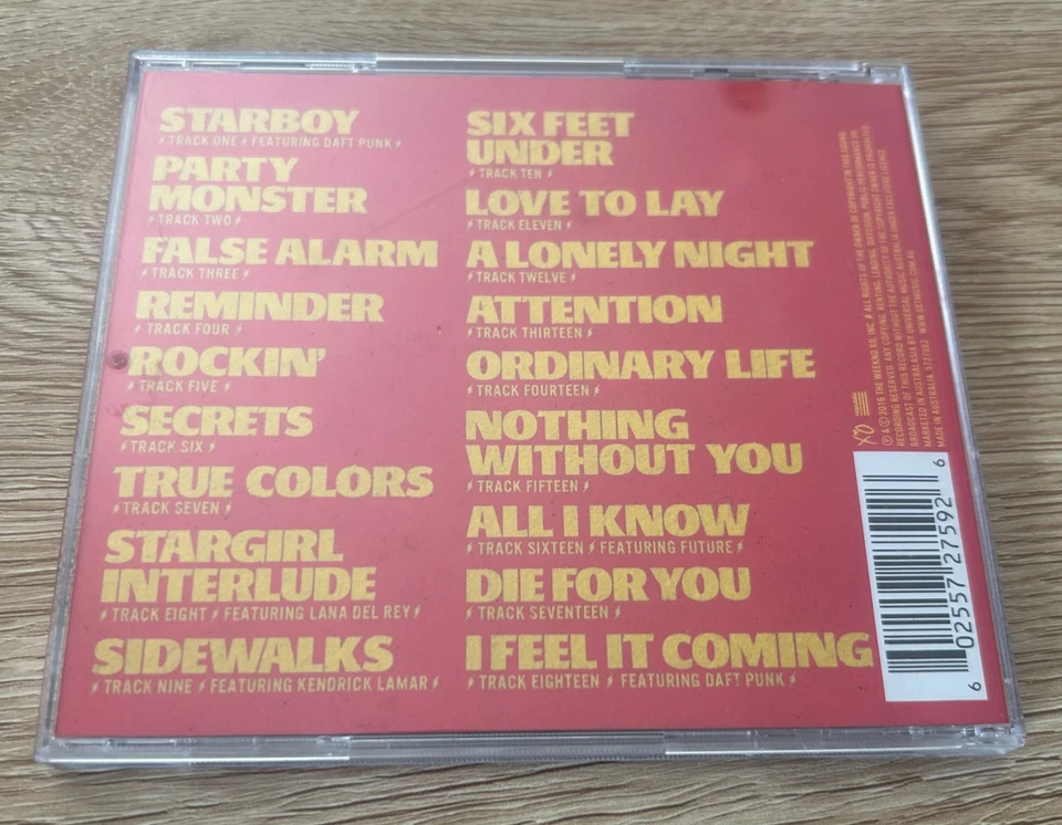 The Weeknd Starboy CD - image 2 of 2