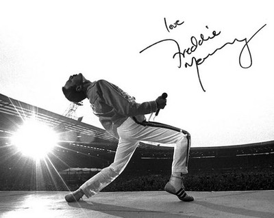 FREDDIE MERCURY QUEEN SIGNED AUTOGRAPHED 8X10 PHOTO REPRINT BOHEMIAN RHAPSODY
