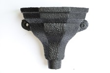 Vintage Cast Iron Drain Rain Hopper INTACT, Reclaimed, Cleaned & Painted