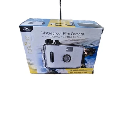 Crane Waterproof Film Camera with 10 Exposures of 35MM Colour Film New Sealed - Image 1 of 4