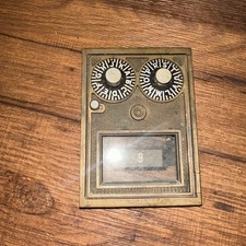 Antique Corbin Brass Post Office Box Double Combination Door 9