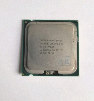Intel Core 2 Duo CPU E8400 SLB9J 3.00GHz 6MB 1333MHz Prozessor 