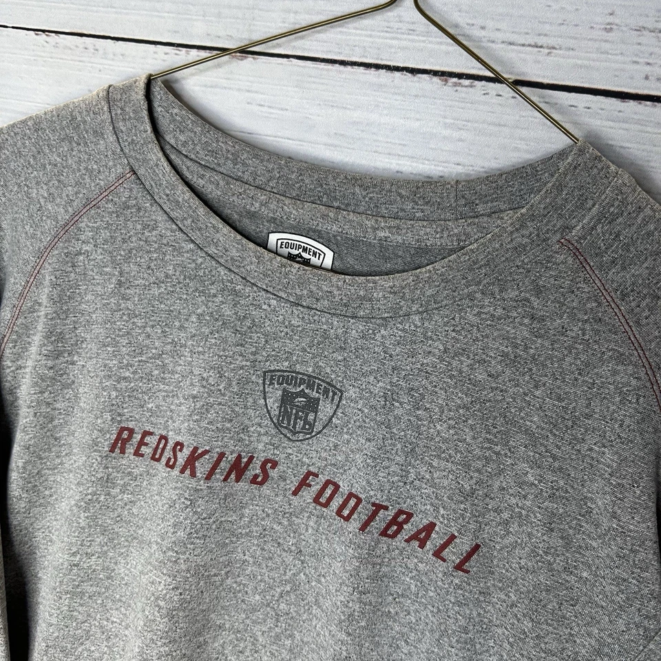 Винтажная тренировочная футболка с длинным рукавом Reebok Washington Redskins оборудование НФЛ M - Изображение 2 из 4
