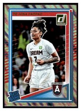 2025 Donruss WNBA Lava Foil 91 Te-Hina Paopao RC Rookie Atlanta Dream card