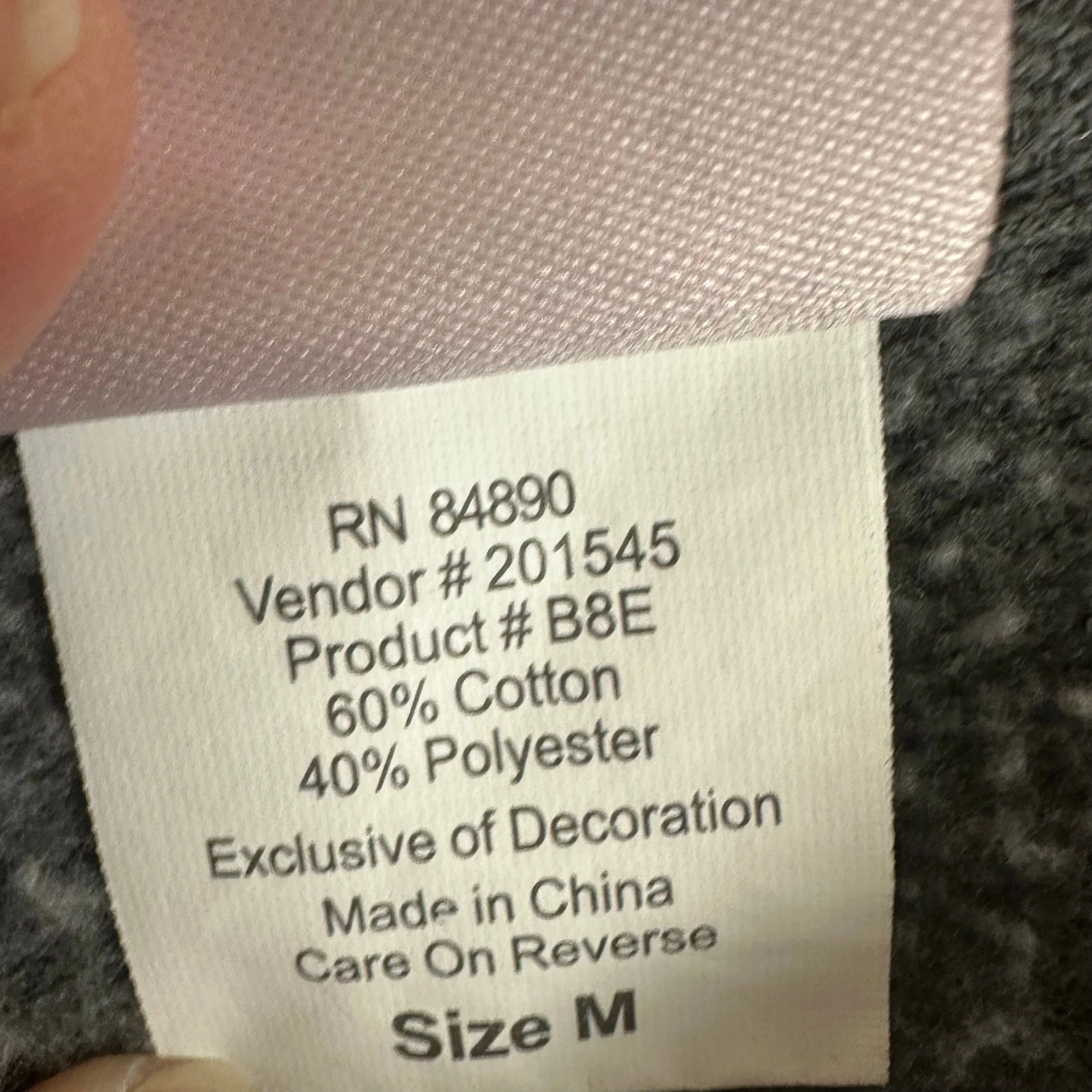 VETEMENTS Felpa donna Adrian Delafield grigio argento ricamata colletto nonna M