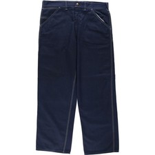 Used 80'S Sears Bat-Dyed Denim Painter Pants Men's W35 equivalent Vintage
