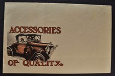 1930-1931 Ford Model A Accessories Brochure Sedan Phaeton Roadster Coupe Reprint 1930-1931 Ford Model A Accessories Brochure Sedan Phaeton Roadster Coupe Reprint
