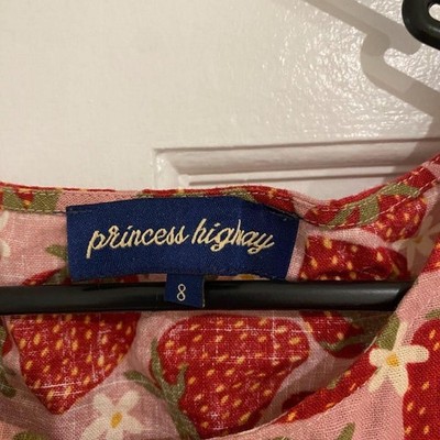 princess highway strawberry dress ModCloth x Princess Highway | Dresses | Modcloth X Princess Highway Floral Strawberry Dress Navyred Linen Blend Sz 4