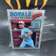 2026 Topps Heritage Adam Frazier SP Chrome Silver Sparkle Refractors #262 Royals