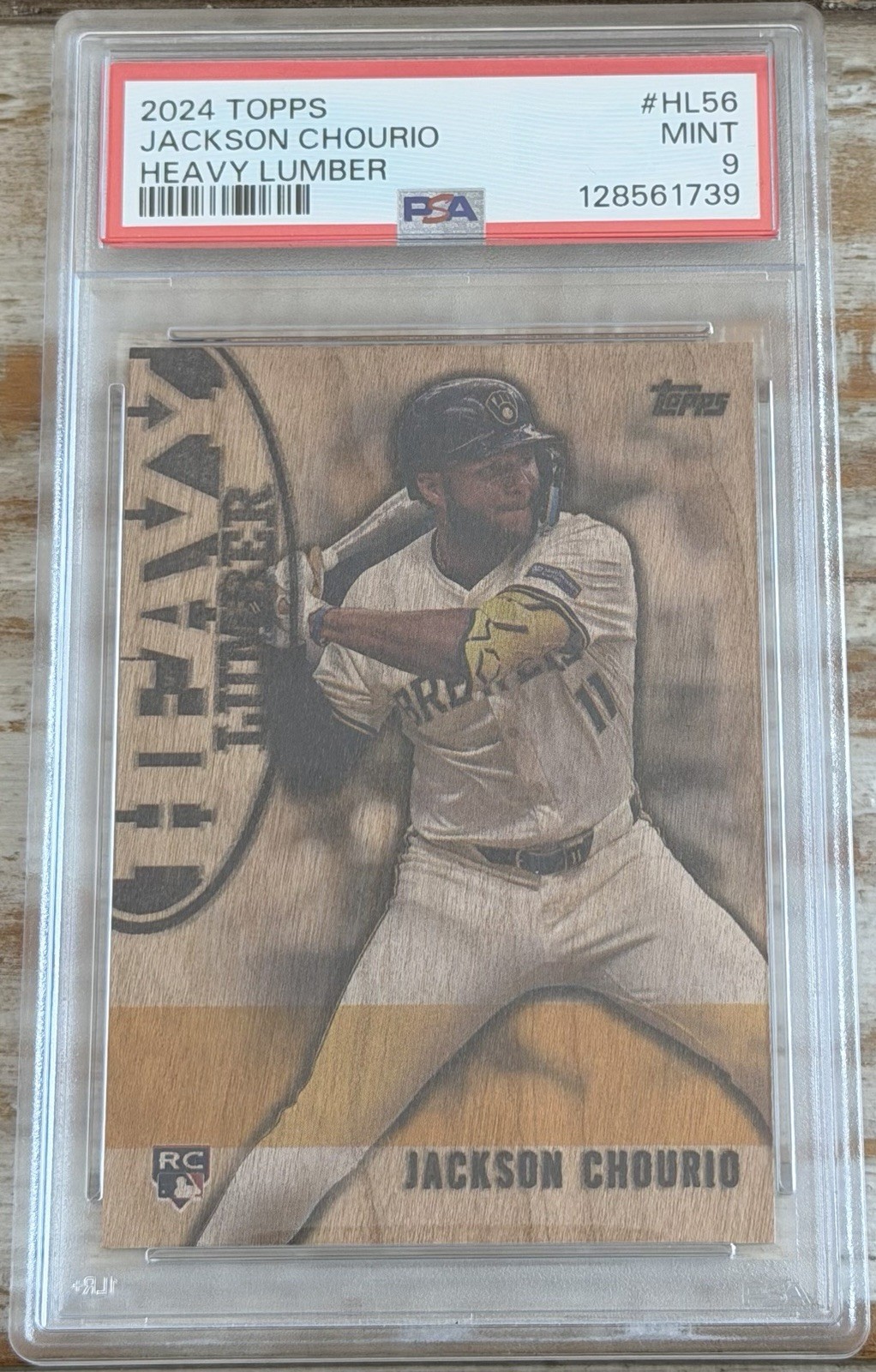2024 Topps Update Series - Heavy Lumber Jackson Chourio #HL-56 (RC)