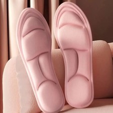 1pair Feet Care Orthopedic Insole Memory Foam 5D Sport Insoles for Shoes Men Wom