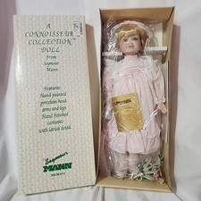 Vintage 1991 SEYMOUR MANN Porcelain Doll - Connoisseur Collection - HONEY 17in