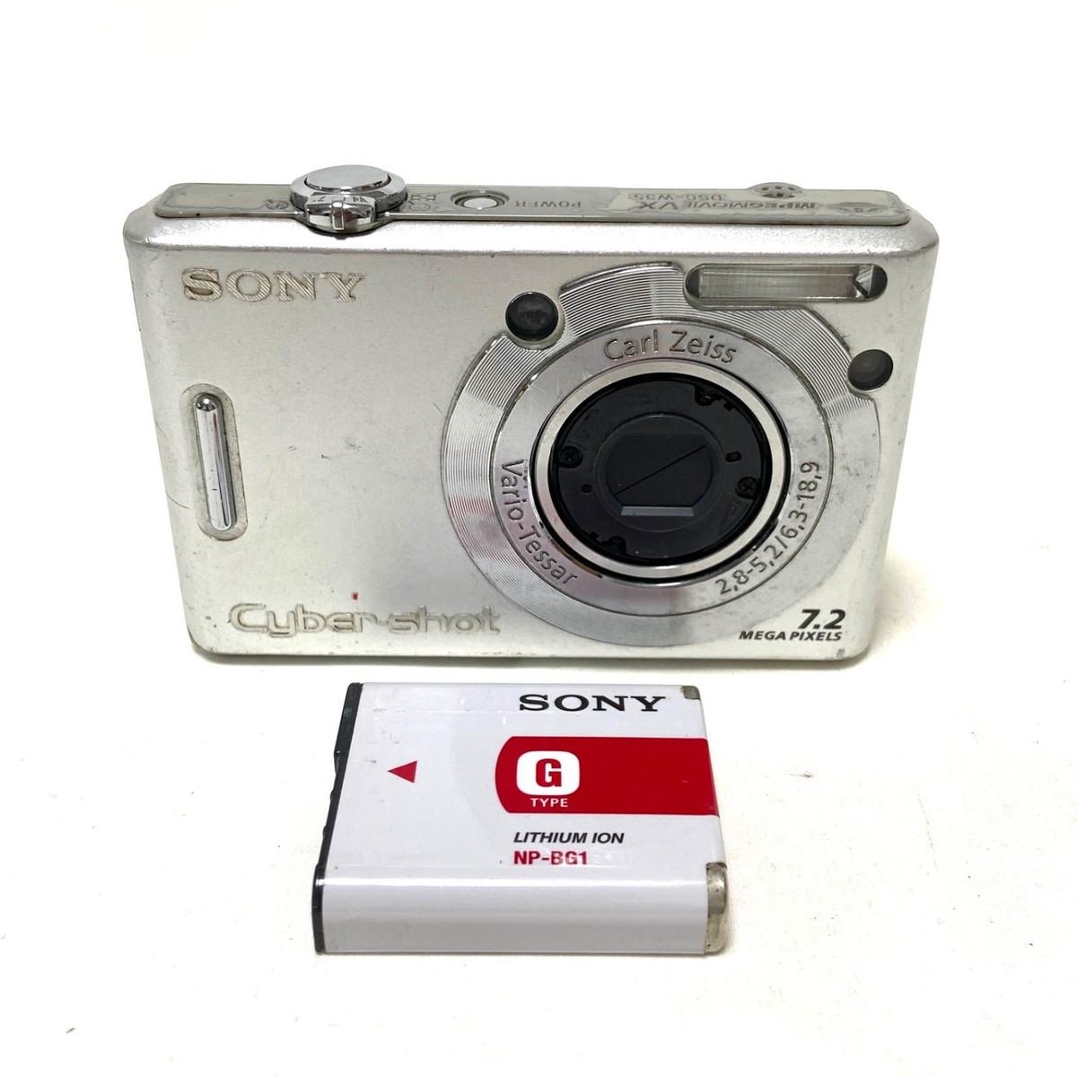 【極美品】SONY ソニー Cyber-Shot DSC-W35 デジカメ Sony Cyber-shot DSC-W35 7.2MP Digital Camera - Silver for sale