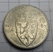 Norwegen  50 &Ouml;re, 1980 ## K1-C9