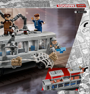 LEGO Marvel 76321 Spider-Man vs. Doc Ock Subway Train Scene 393
