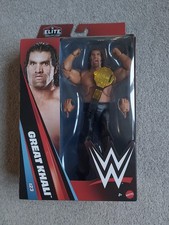 WWE wrestling figure ELITE 123 THE GREAT KHALI + BELT mattel BOXED UNOPENED