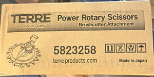 Terre Power Rotary Scissors Brushcutter Attachment for Brush Cutter, 5823258