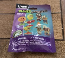 K’Nex Plants vs Zombies Series 3 2016 nuevo en paquete de papel de aluminio 1 figura