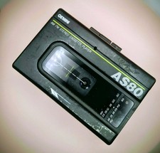 vintage Gemini AS80 portable AM/FM stereo cassette player