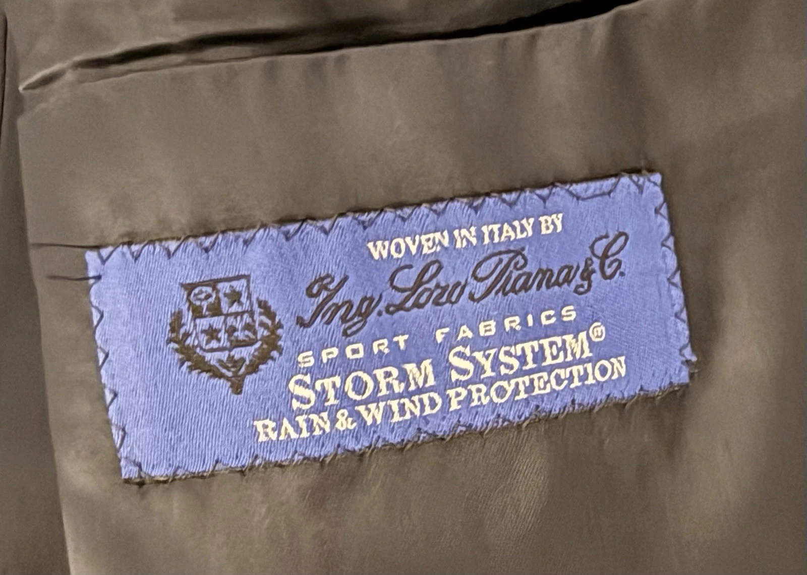 Brooks Brothers BrooksStorm Overcoat – L – Navy Blue – 100% Lambswool – EUC - product detail image 3