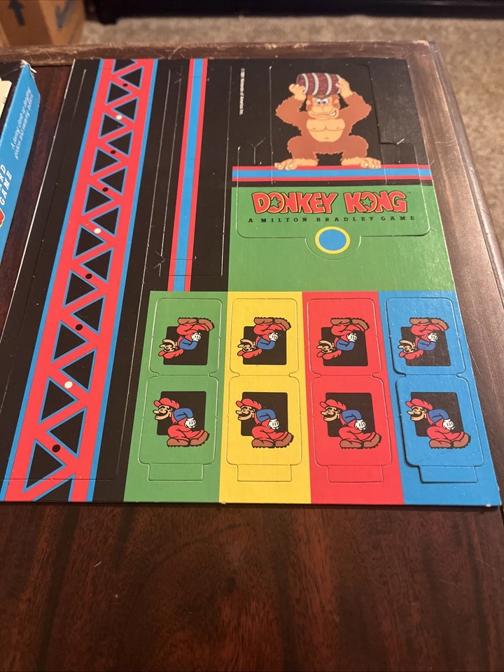 Vintage Rare Donkey Kong Card Game 1981 Milton Bradley complete UNUSED - Image 4 of 4