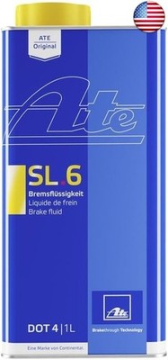 ATE Original SL.6 DOT 4 Brake Fluid, 1 Liter Can
