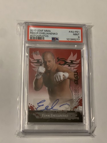 Fedor Emelianenko [Red] #AU-FE1 2010 Leaf MMA Autographs card