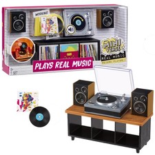 MGA's Miniverse Real Music Record Player Mini Collectibles, Mini Playable Record