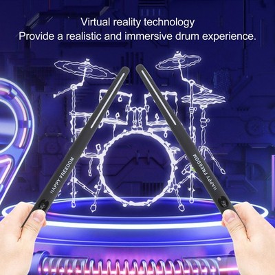 Electric Air Drum Set Virtual Reality Motion Sensing Recognition Portable  