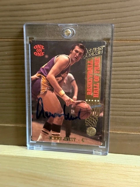 Upper Deck Jerry West Basketball Autographed Sports Trading Cards