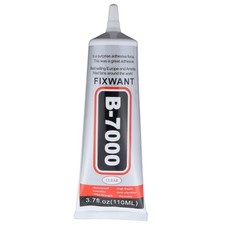 B-7000 Clear Glue for Rhinestones Crafts, Clothes Shoes 1x110ML/3.7fl.oz