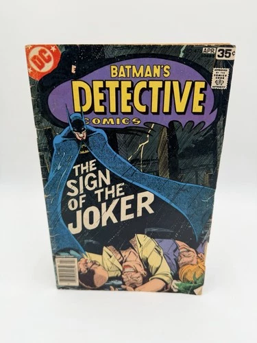 Batman Detective Comics # 476 Sign of The Joker DC Comic Book  1977 VTG