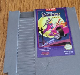 Nintendo NES Darkwing Duck Box,cart,protector works No Manual By Capcom