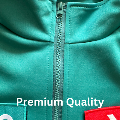 Green Tracksuit Cosplay Outfit With Removable Number Patches – Unisex, Halloween