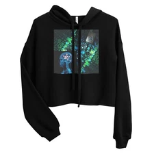 “AI Memory Bank” crop top hoodie women new Size 2X 18/20/22 Teen Style Trendy