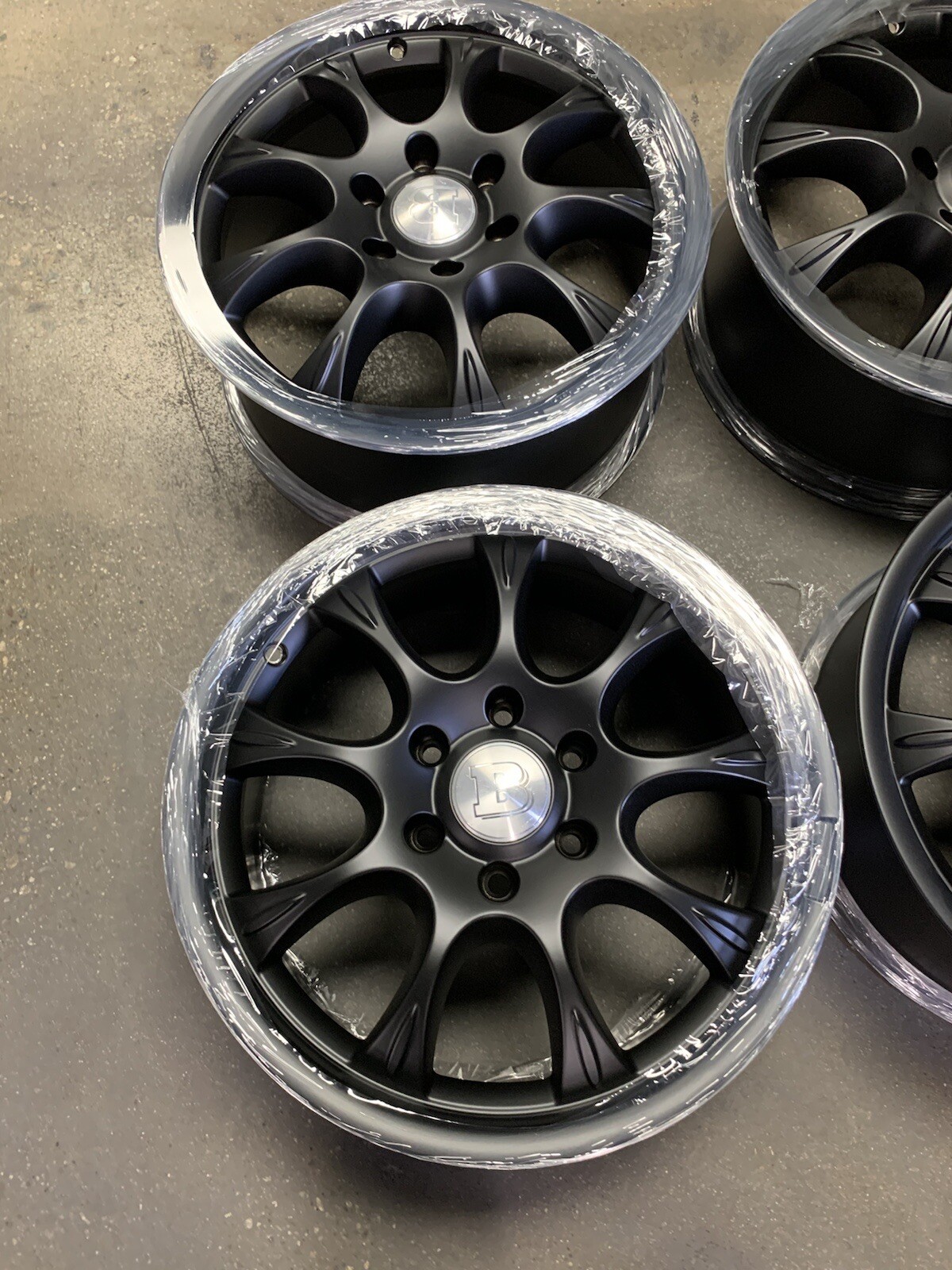 “New”Brabus Monoblock "E"fit Mercedes Sprinter 18X8 ET 53 6:130 Matte Black(4 Pc