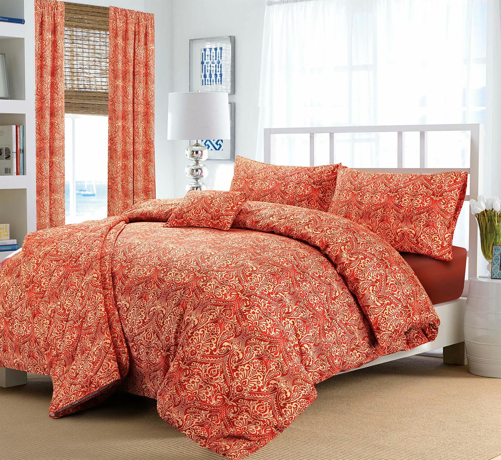 Nimsay Soft Cotton Blend Duvet Quilt Cover Set Single Double Super King