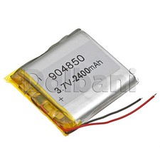 3.7V 2400mAh Internal Li-ion Polymer Built-in Battery 49x48x8.7mm 904850 16-0412