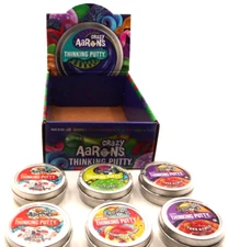 Lot 6 Aarons Crazy Mini Thinking Putty Color Change Sushi Pickleball Party FAVOR