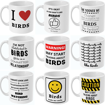 Vogel Tasse | Vogelgeschenke | Geschenk für Vogelliebhaber | Vogelbeobachtung Geburtstag Tasse