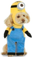 Minion Stuart Arms Despicable Me Fancy Dress Up Halloween Pet Dog Cat Costume