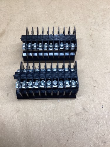 Lot of 20 TOGI PTU-10 Terminal Block, 600V - #4006M77
