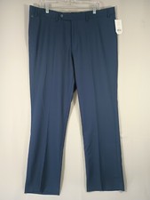 Unisync Group Luly Yang NEW Men's 40W x 30L Blue Slacks Pants FAST Shipping