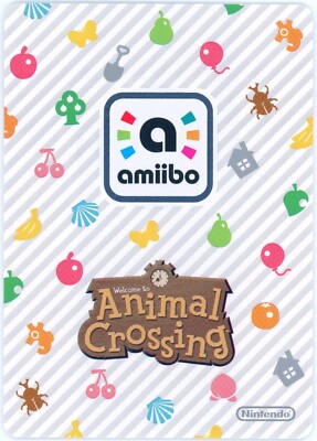 Cube #286 - Amiibo Card - Animal Crossing Series 1 - Authentic
