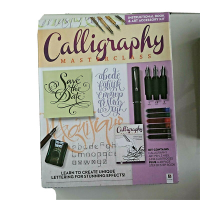 Calligraphy Master Class Kit and Book