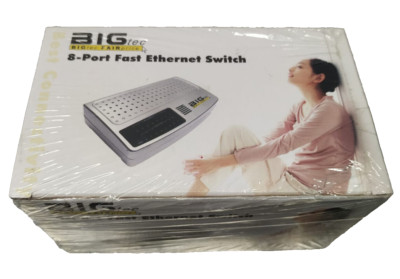 BIGtec 8-Port Fast Ethernet Switch Port Adapter Connector