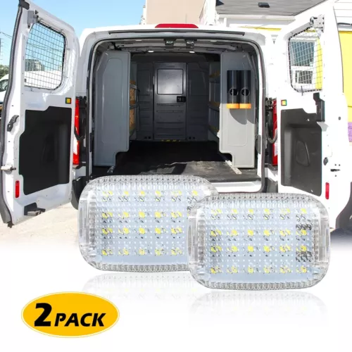 2x Interior Load Space Area LED Dome Light Fit For Ford Transit MK8 2013-2023 - Picture 1 of 9