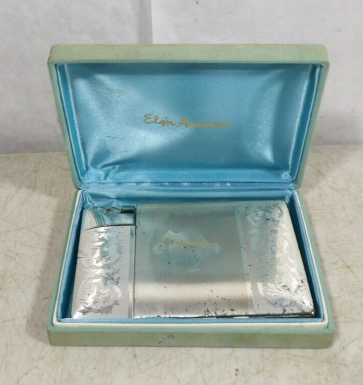 Vintage/Antique 1940s50s Elgin American Lite-O-Matic Cigarette
