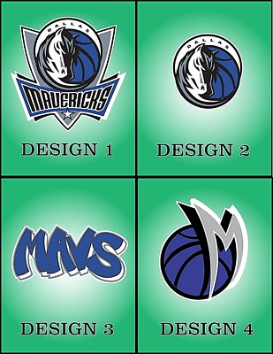 Dallas Mavericks NBA Basketball Sticker Vinyl Decal Truck Bumper Water Resistant