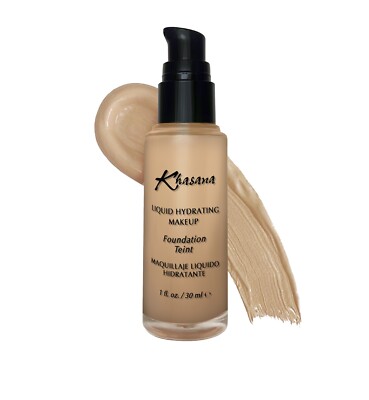 Khasana Foundation, Liquid Full Coverage, Hydrating & Moisturizing Liquid Makeup